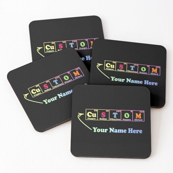 Item preview, Custom Chemistry Periodic Table Symbols Elements designed and sold by ScienceCorner.