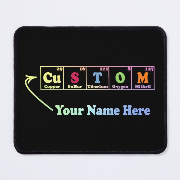 Item preview, Custom Chemistry Periodic Table Symbols Elements designed and sold by ScienceCorner.