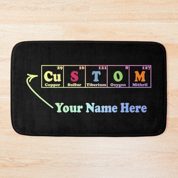 Item preview, Custom Chemistry Periodic Table Symbols Elements designed and sold by ScienceCorner.