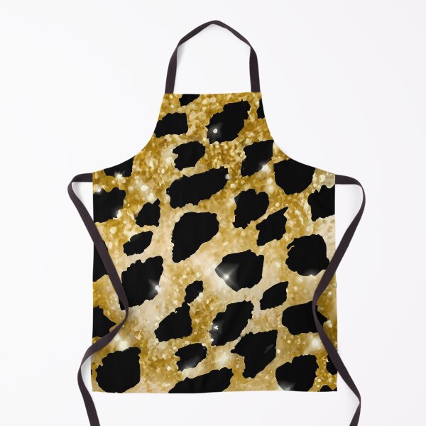 Item preview, gold foil gillter clean sparkiles gold foil gillter clean sparkiles leopard print pattern--tile, painting, poster, photo, fashion print pattern designed and sold by brokenpones.