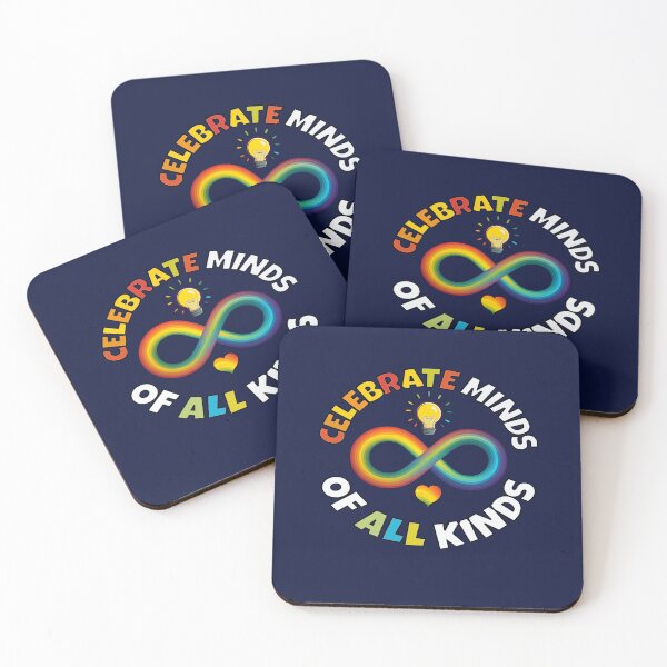 Item preview, Neurodiversity Celebrate Minds Of All Kinds Infinity Symbol Autism designed and sold by tamdevo1.