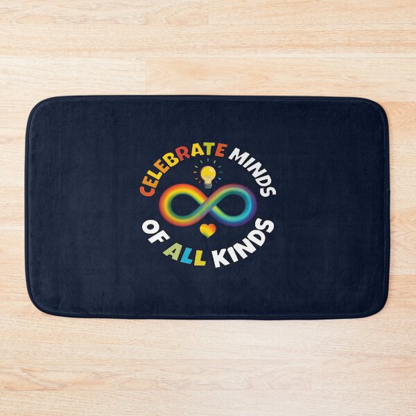 Item preview, Neurodiversity Celebrate Minds Of All Kinds Infinity Symbol Autism designed and sold by Cute & Sassy Custom Gifting Boutiques.