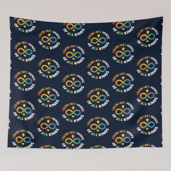 Item preview, Neurodiversity Celebrate Minds Of All Kinds Infinity Symbol Autism designed and sold by tamdevo1.