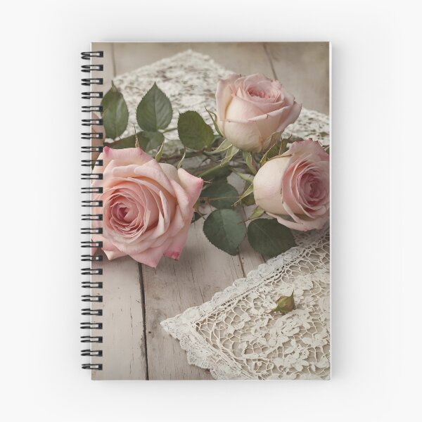 Item preview, Shabby Chic Vignette Pink Roses Lace designed and sold by SloganExpress.