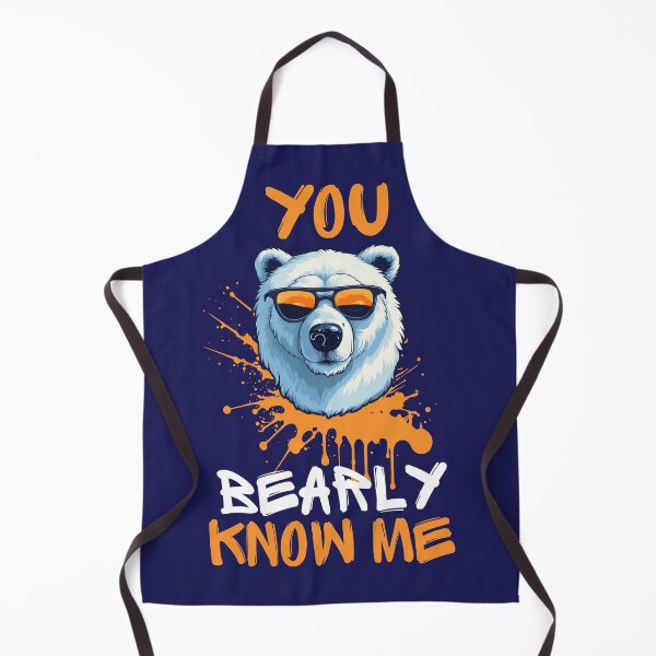 Item preview, You Bearly Know Me Funny Bear designed and sold by fluffstuffgifts.