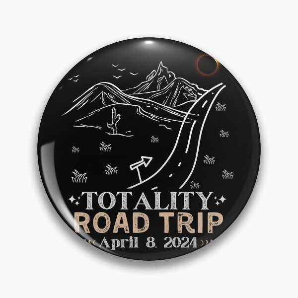 Item preview, Path of Totality Road Trip American Total Solar Eclipse 2024 designed and sold by ArtByKatti.
