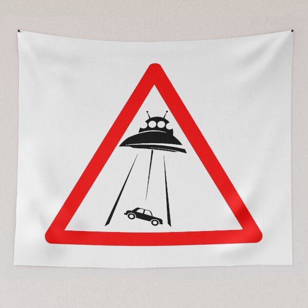 Item preview, Alien Abduction Sign designed and sold by 300Spikes.