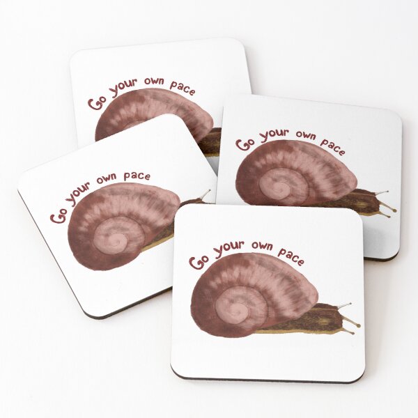 Item preview, Go Your Own Pace Snail designed and sold by Tortibee.