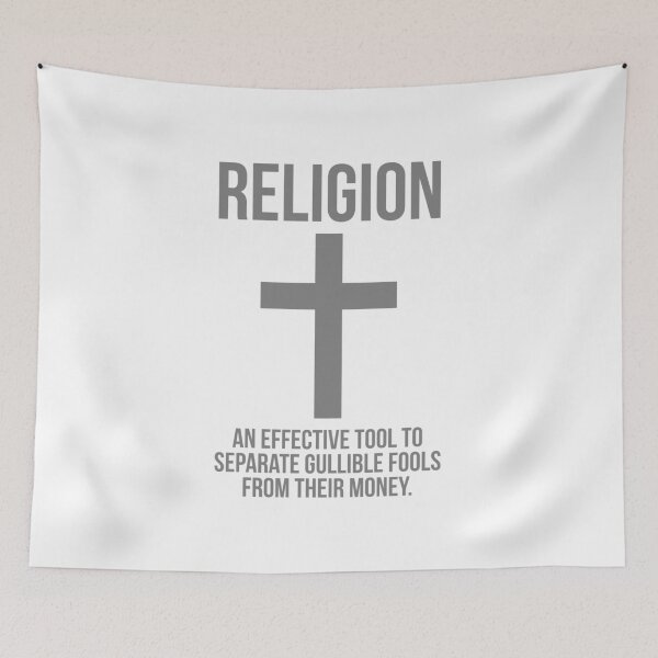 Item preview, Religion a tool to remove money from fools designed and sold by Rachel the Artist .