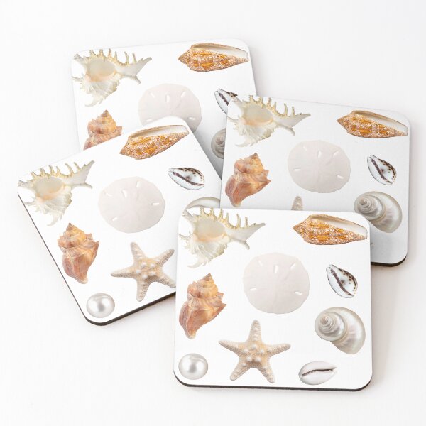 Item preview, Seashell Beach Sticker Pack designed and sold by alykalydaly.