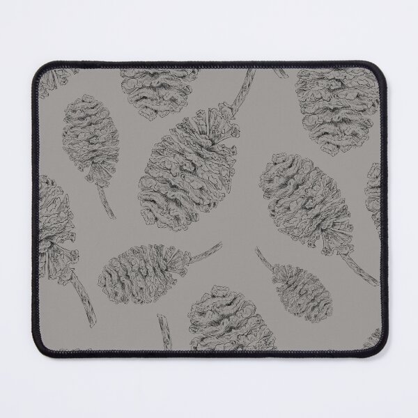 Item preview, Red Alder Cone Line Drawing Seamless Pattern Design designed and sold by Created-by-CC.