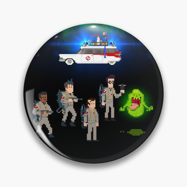 Item preview, Ghost Pixel Buster Slime Mobile designed and sold by PixelPeepers.