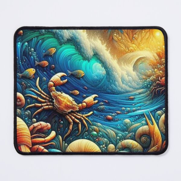 Item preview, Feeding frenzy at sunset designed and sold by seahorse crossing.
