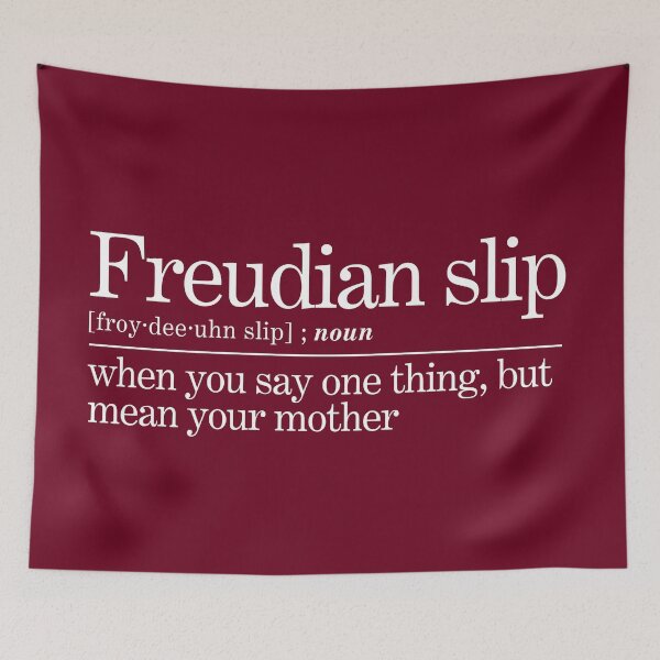 Item preview, Freudian Slip Psychoanalysis Joke designed and sold by Olivia Ossege.