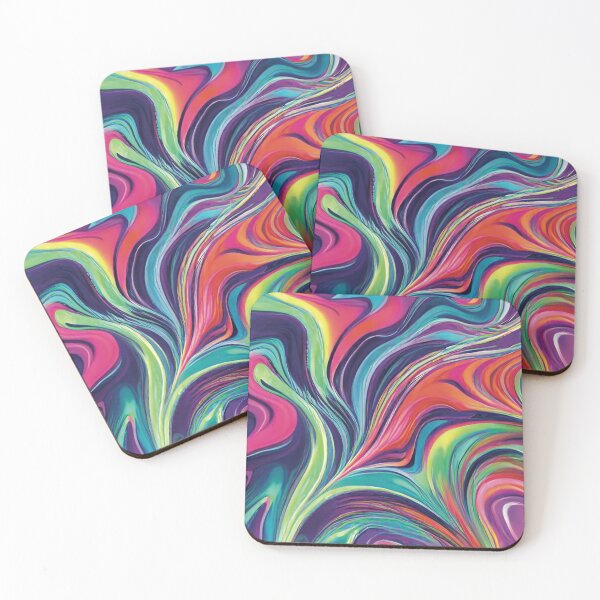 Item preview, Liquid Swirl Vibrant Colors in Motion designed and sold by Sarcastic Narwhal.