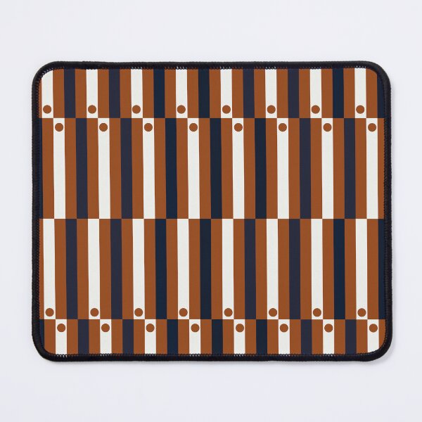 Item preview, Albert 1B - Navy & Rust - Abstract Geometric Pattern designed and sold by BlertaDK.