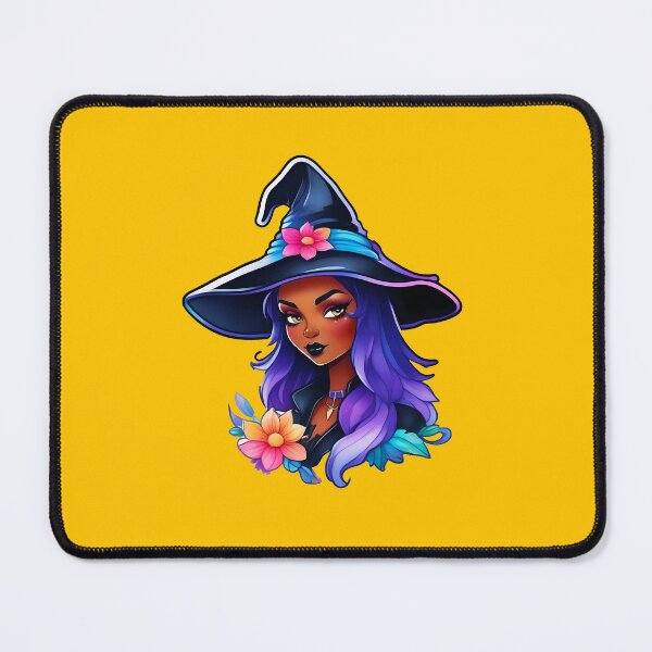 Item preview, cute black witch designed and sold by Cosmicreations1.