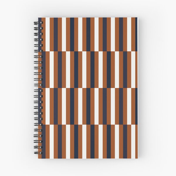 Item preview, Albert 1A - Navy & Rust - Abstract Geometric Pattern designed and sold by BlertaDK.