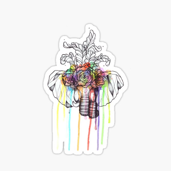 Elefunk Pegatina