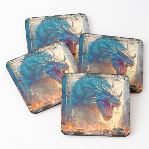Item preview, A Dinossaur over New York designed and sold by OnlyClassicArt.