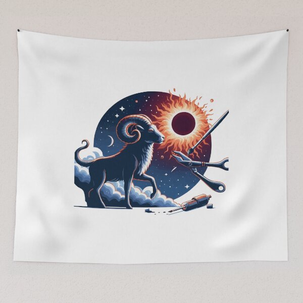Item preview, new moon solar eclipse in aries designed and sold by TshirtTalkYou.