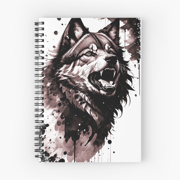 Item preview, grande feroz lobo selvagem  designed and sold by TorresCosta.