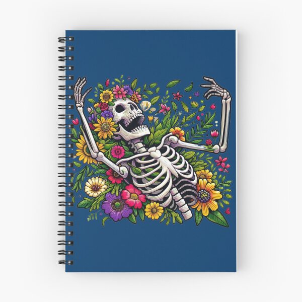 Item preview, Floral Skeleton: Embrace Life's Beauty designed and sold by TDKCustoms.