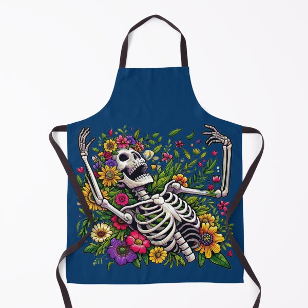Item preview, Floral Skeleton: Embrace Life's Beauty designed and sold by TDKCustoms.