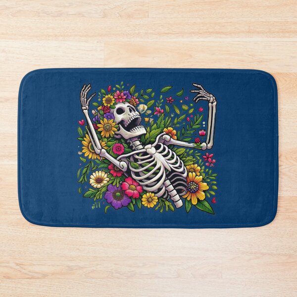 Item preview, Floral Skeleton: Embrace Life's Beauty designed and sold by TDKCustoms.