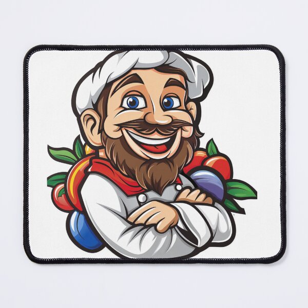 Item preview, Happy Male Chef  designed and sold by NDaZone.
