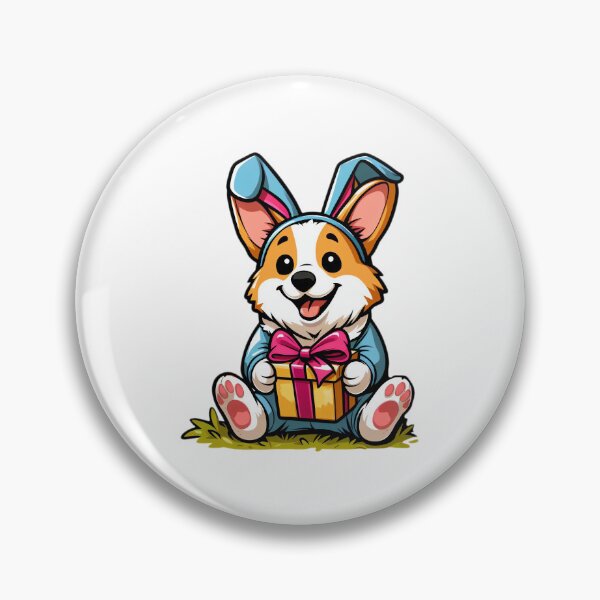 Item preview, Easter Elegance: Blue Suit Corgi designed and sold by EpicPaws.