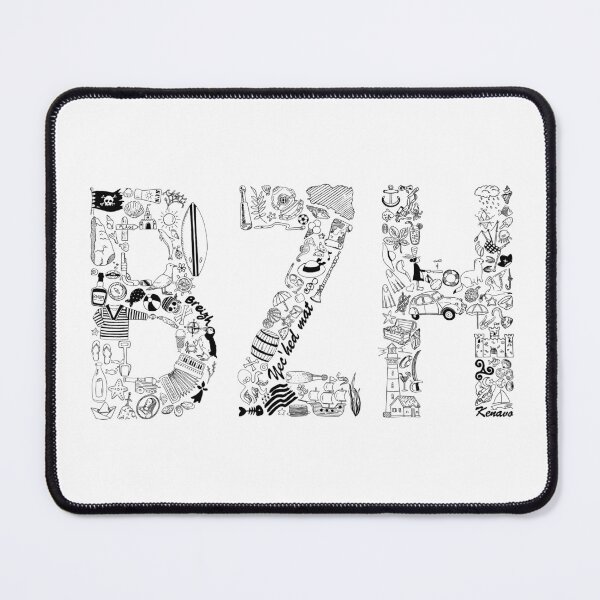 Item preview, BZH mosaïque (motif noir) designed and sold by TheLostBreton.