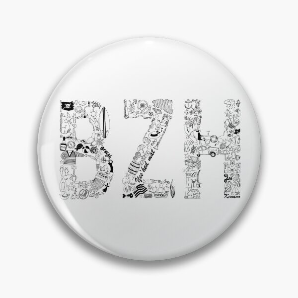 Item preview, BZH mosaïque (motif noir) designed and sold by TheLostBreton.