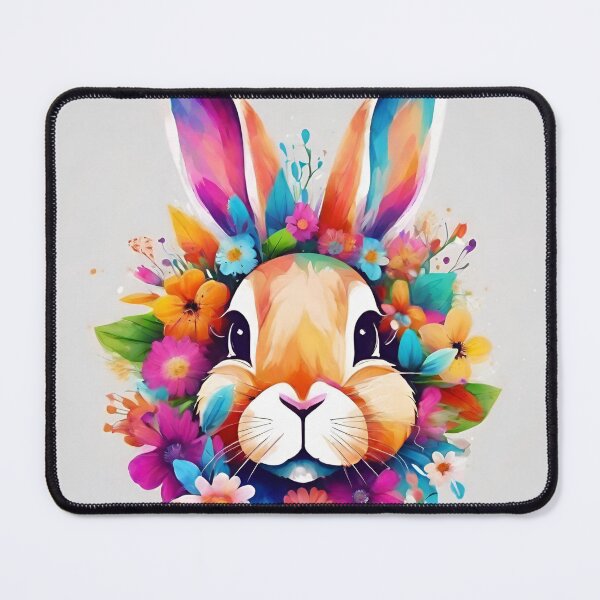 Item preview, Flowers bloom on rabbit head designed and sold by NingningS.