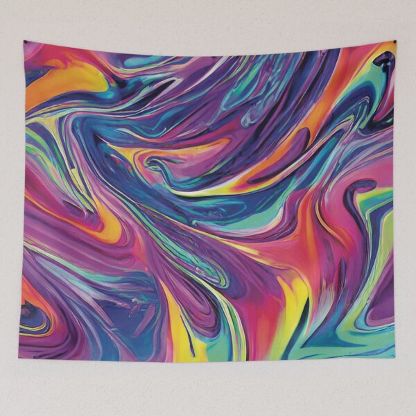 Item preview, Liquid Swirl Vibrant Colors in Motion designed and sold by Sarcastic Narwhal.