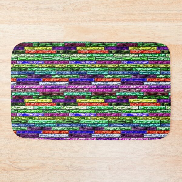 Item preview, Another 3D Rainbow Brick Texture Pattern designed and sold by TheRulerofEarth.