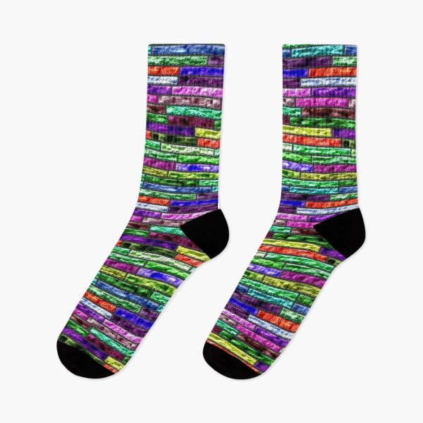 Item preview, Another 3D Rainbow Brick Texture Pattern designed and sold by TheRulerofEarth.