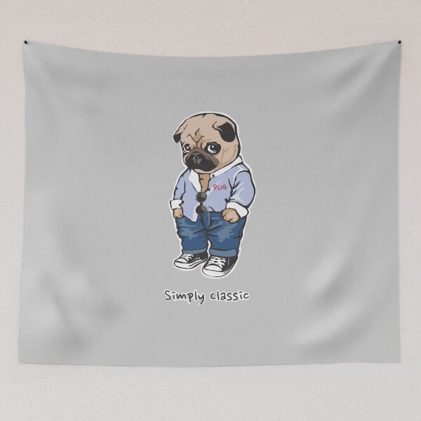 Item preview, Pug - Simply classic outfit  designed and sold by Kappadog.