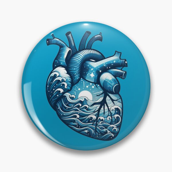 Item preview, Ocean Heart: A Symphony of Blue designed and sold by TDKCustoms.