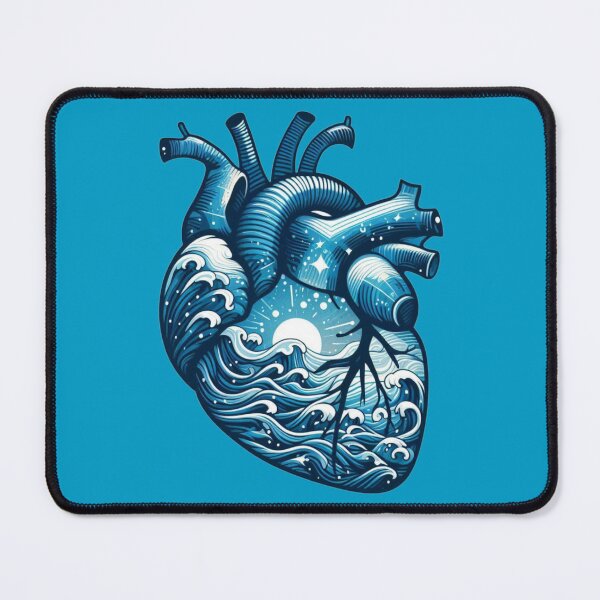 Item preview, Ocean Heart: A Symphony of Blue designed and sold by TDKCustoms.