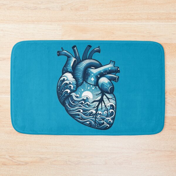Item preview, Ocean Heart: A Symphony of Blue designed and sold by TDKCustoms.