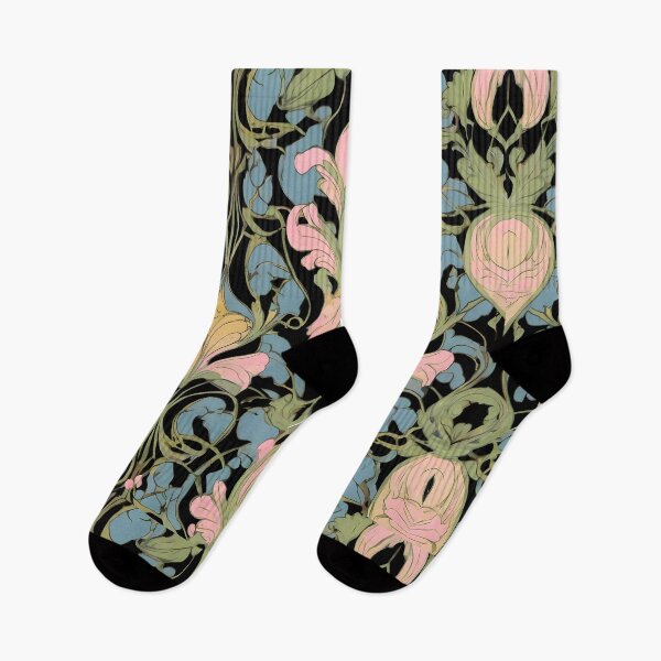 Item preview, Art Nouveau Geometric Floral designed and sold by SloganExpress.