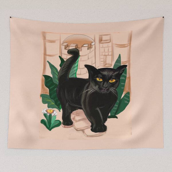 Item preview, Black cat. Cat themed gifts for women, men and children designed and sold by Artonmytee.