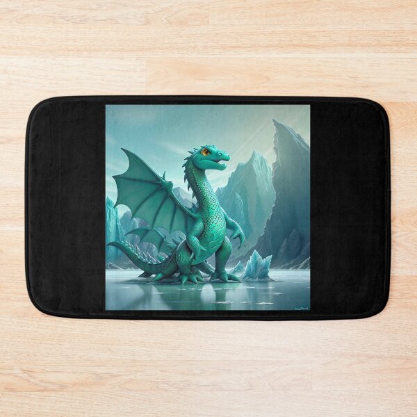 Item preview, Majestic anime water dragon - an icy adventure on a frozen lake designed and sold by Frostquest.