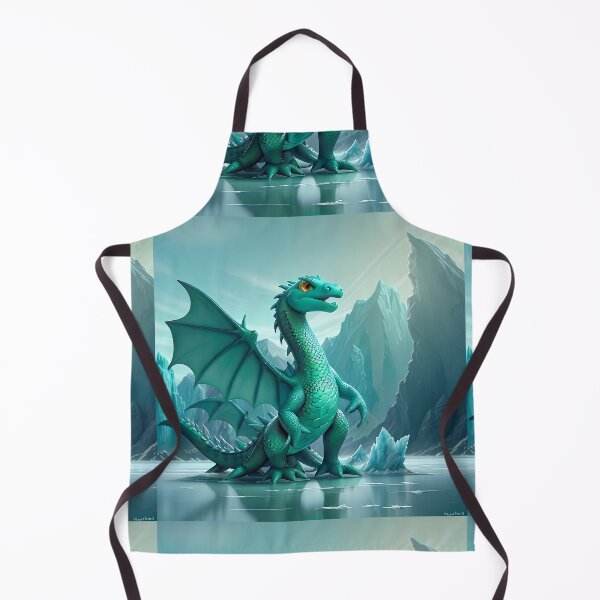 Item preview, Majestic anime water dragon - an icy adventure on a frozen lake designed and sold by Frostquest.