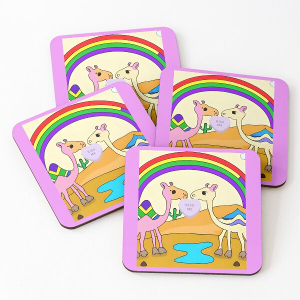 Item preview,  Gay Rainbow camels designed and sold by seahorse crossing.