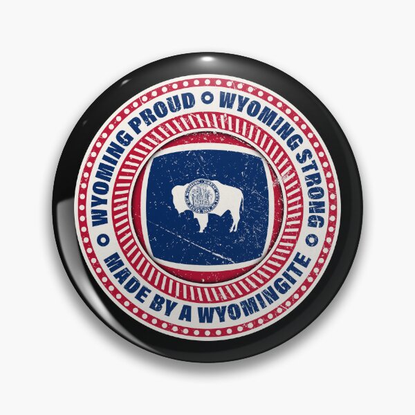 Item preview, Vintage Wyoming Flag - Wyoming Proud, Wyoming Strong - Made by a Wyomingite designed and sold by patriotwardrobe.