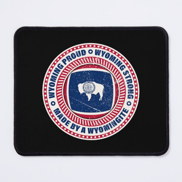 Item preview, Vintage Wyoming Flag - Wyoming Proud, Wyoming Strong - Made by a Wyomingite designed and sold by patriotwardrobe.
