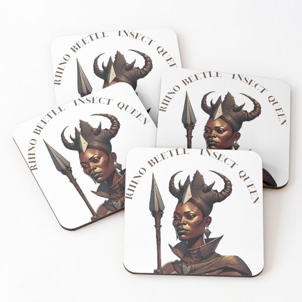 Item preview, RHINO BEETLE INSECT QUEEN designed and sold by bahiko.