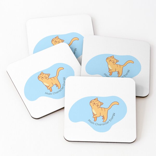Item preview, Main Character Energy - Cat designed and sold by PrintEveryday.